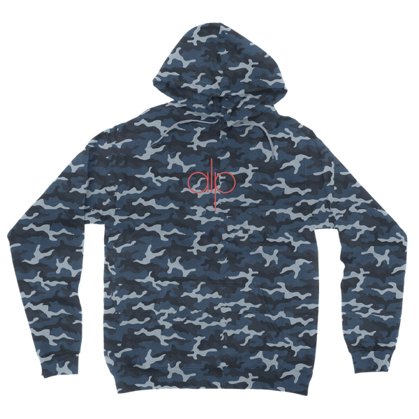 Red alp Camouflage Adult Hoodie