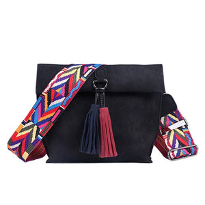 EXCELSIOR Women's Bag Scrub PU Crossbody Bags Luxury Handbags Women Bags Designer bolso mujer Colorful Strap sac a main femme