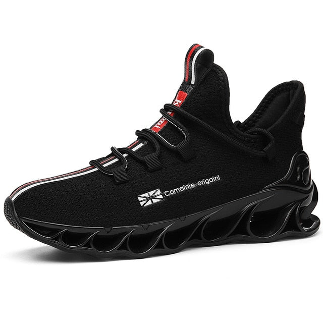 SENTA New Running Shoes Blade Cushioning Sneakers for Men Breathable Sports Shoes Outdoor Athletic Training Walking Sneakers