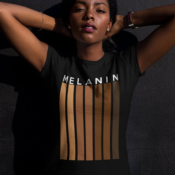 Melanin Shades T-shirt Unisex Graphic Tees Short Sleeve Cotton