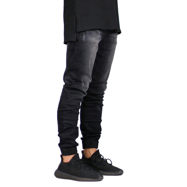 Fashion Stretch Men Jeans Denim Jogger Design Hip Hop Joggers For Men Y5036