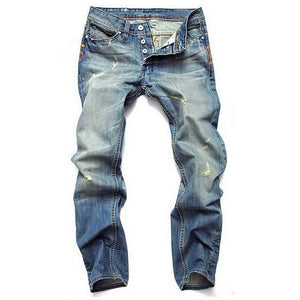 Gersri Hot Sale Casual Men Jeans Straight Slim Cotton High Quality Denim Jeans Men Retail & Wholesale Warm Men Jeans Pants
