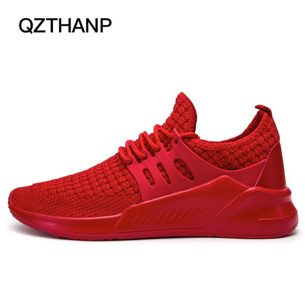 Popular hot sale Men new Spring Breathable Mesh male fashion causal shoes for men lace-up Rubber Ultra Light Weight shoe