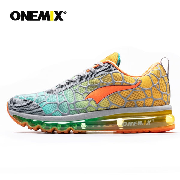 Onemix New men's Running Shoes Breathable Outdoor Athletic Walking Sneakers hommes sport chaussures de course plus size 35-47